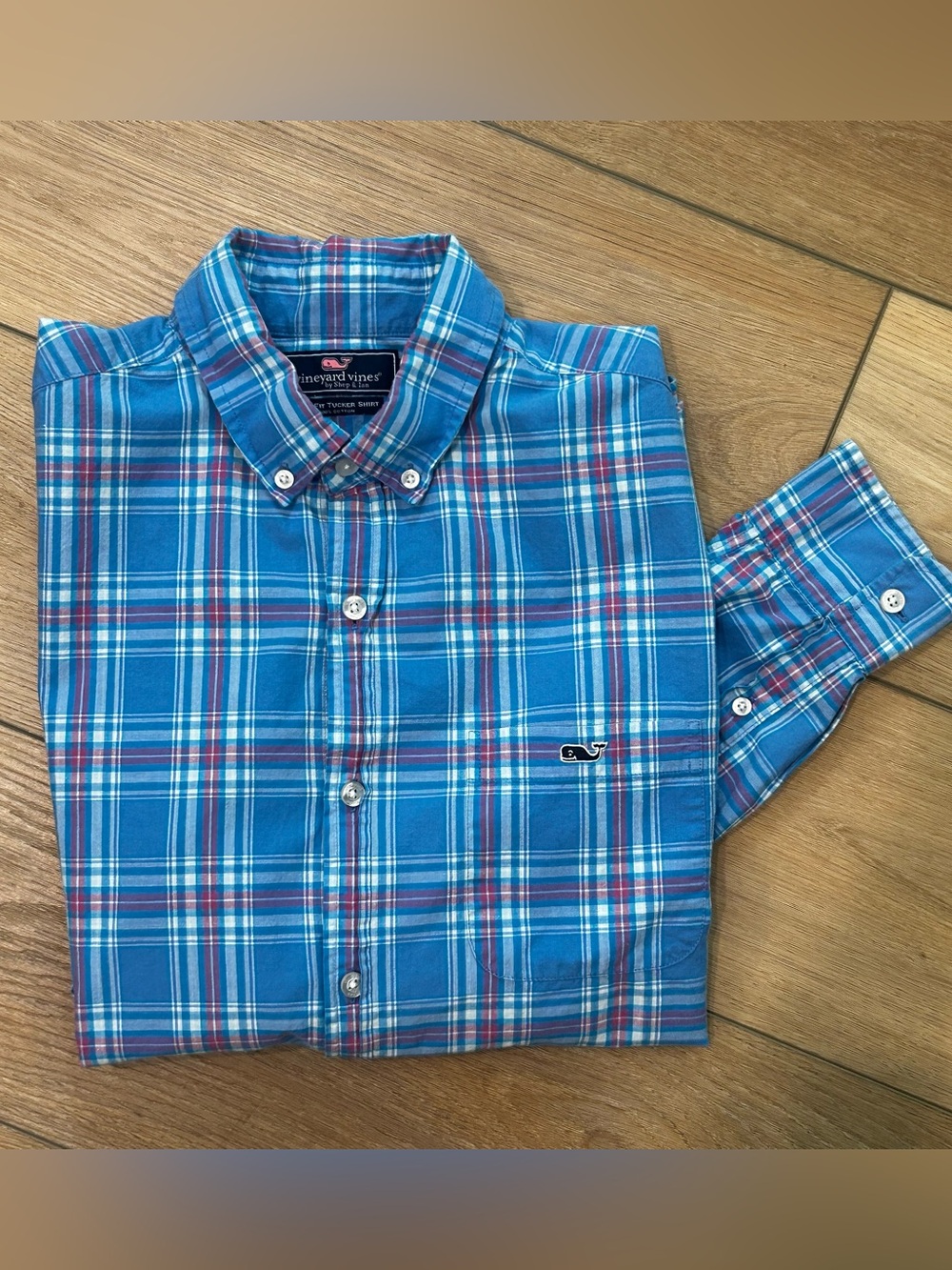 Vineyard Vines Plaid L/S MED